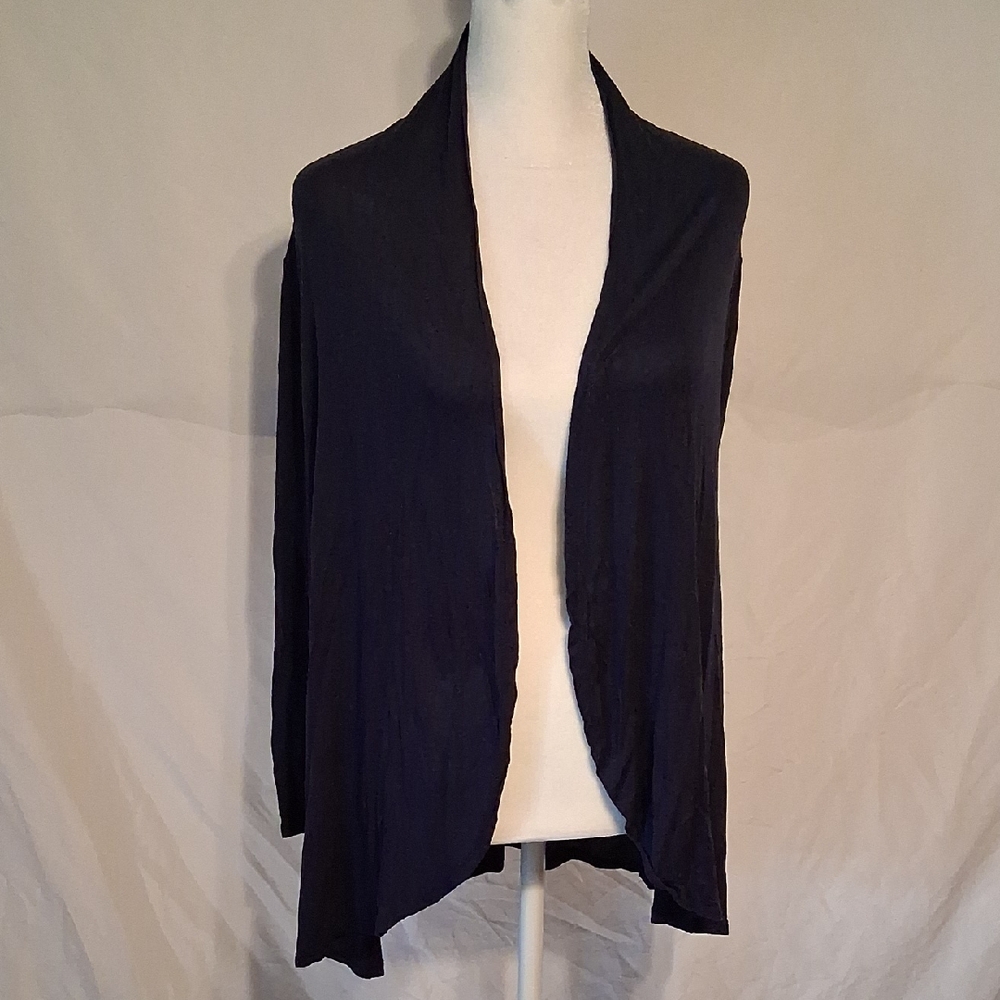Apt. 9 Women's Navy Open Front Cardigan